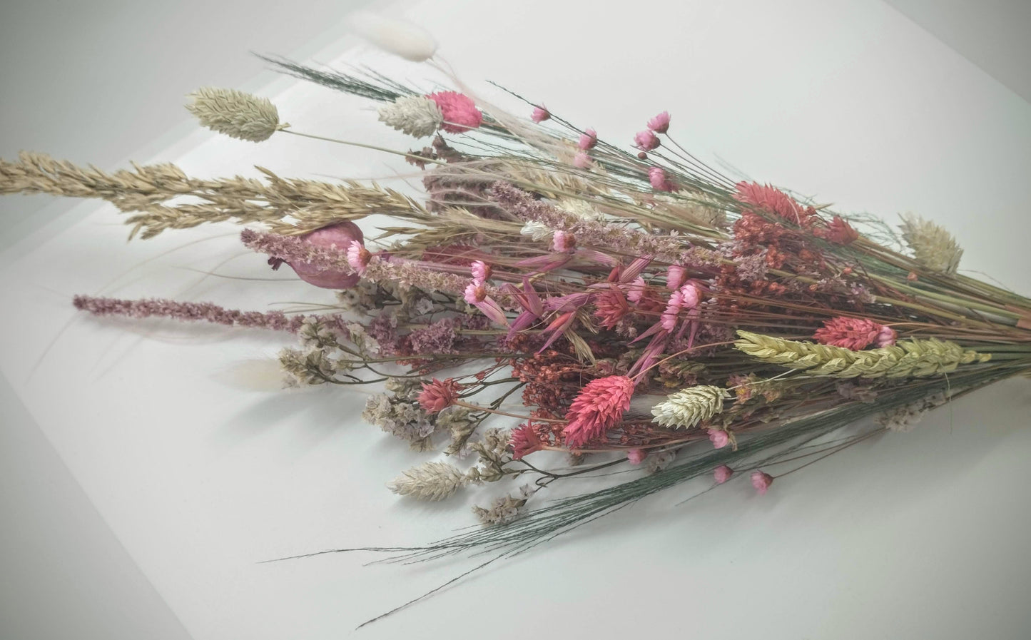 Combipakket : 3 losse boeketjes droogbloemen (gereserveerd)