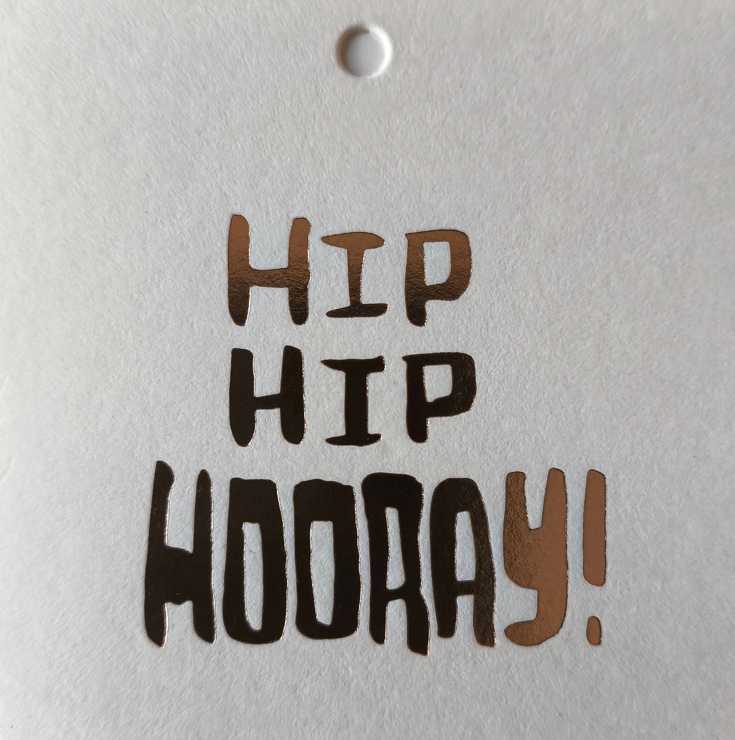 Kaartje " Hip Hip Hooray!" (Small)