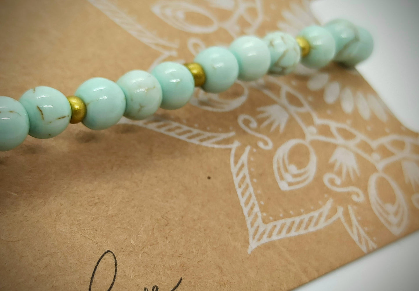 Kralen Armbandje (Marine Blue)