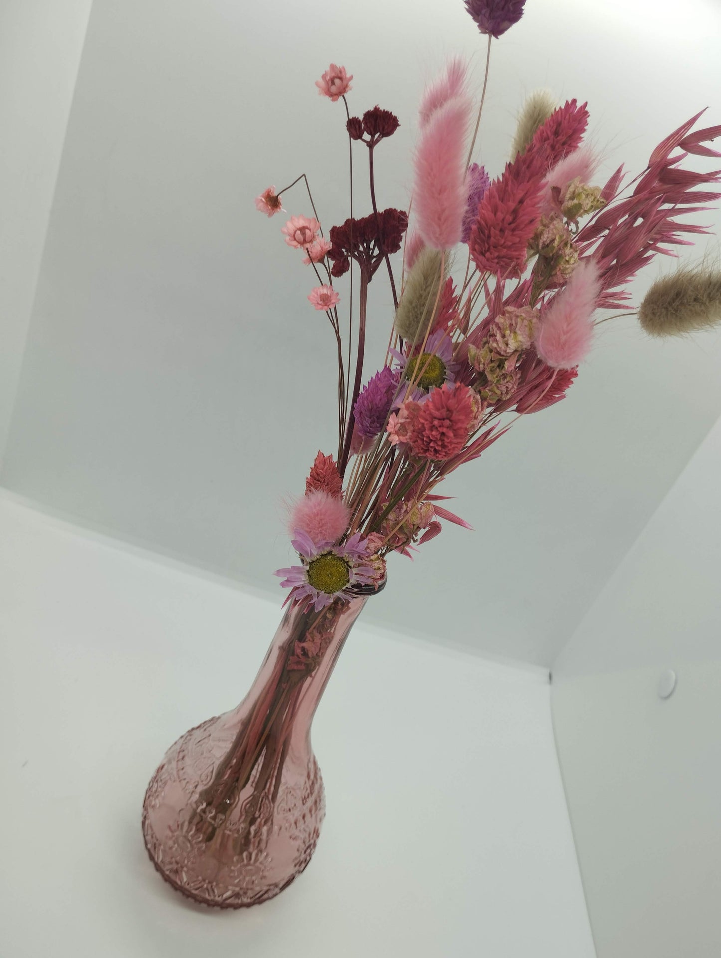 Droogbloemen in kleurrijk vaasje - The Pink Panther Special edition