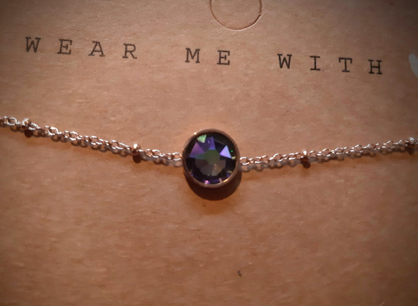 Armband Swarovski Elements Rose Crystal paradise shine