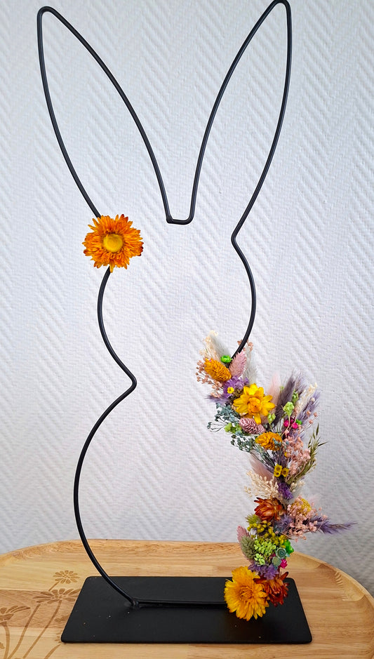 Paashaasje met droogbloemetjes (Large)