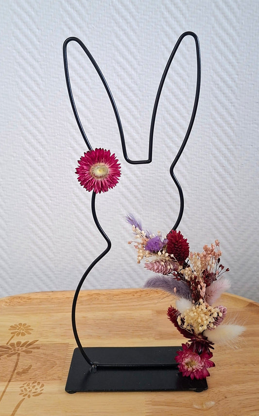 Paashaasje met droogbloemetjes (Small)