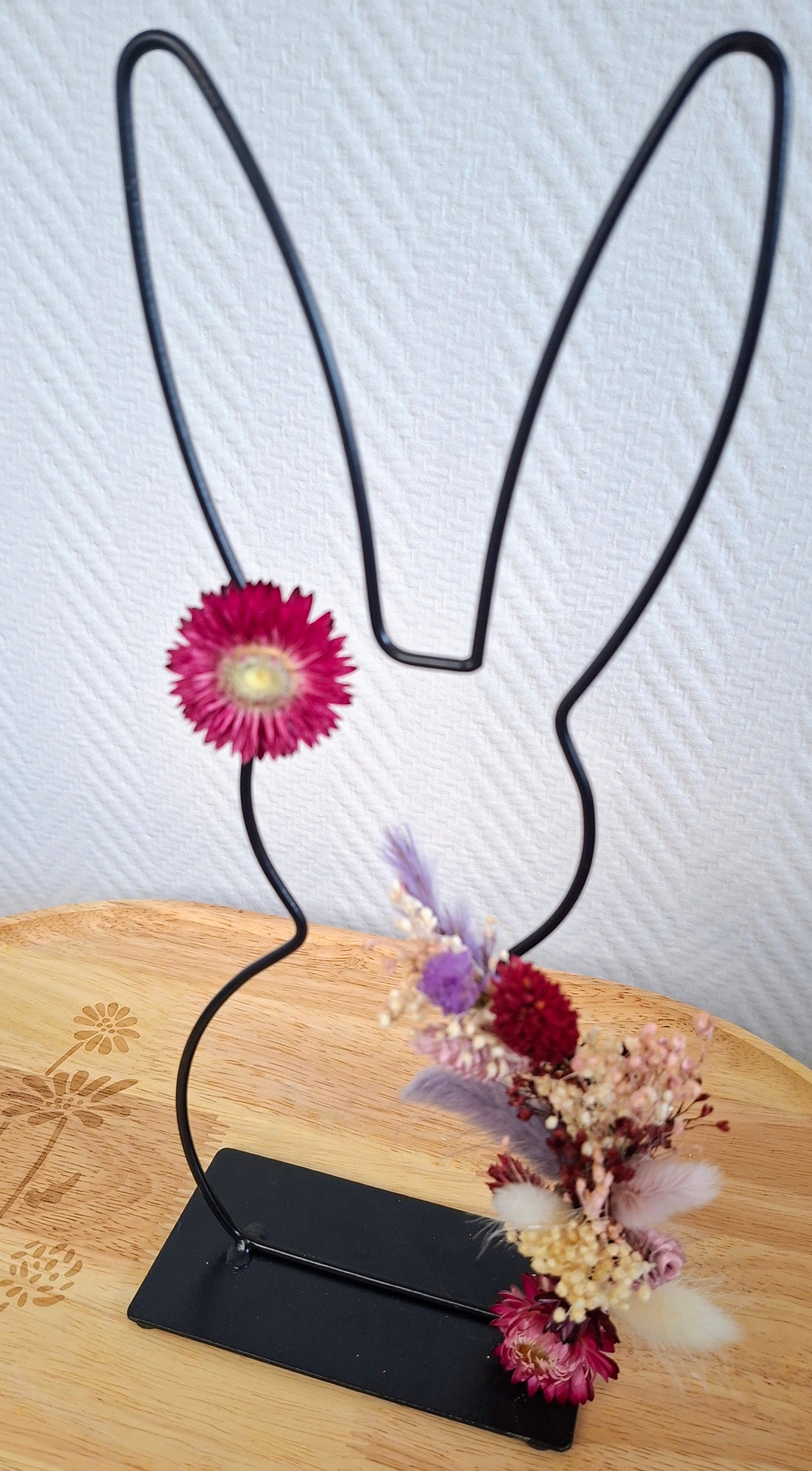 Paashaasje met droogbloemetjes (Small)