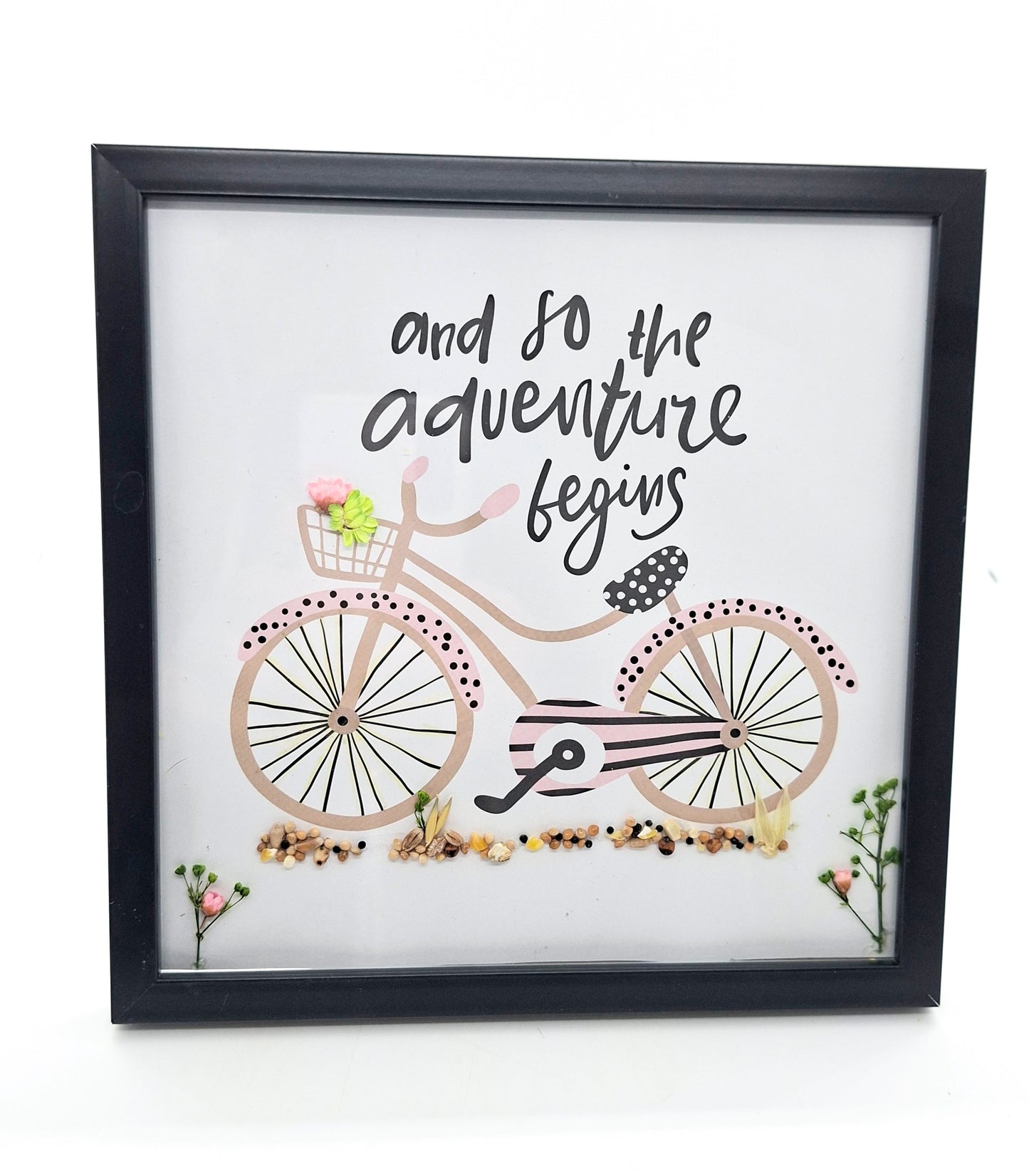 Vierkante Kader met leuke print