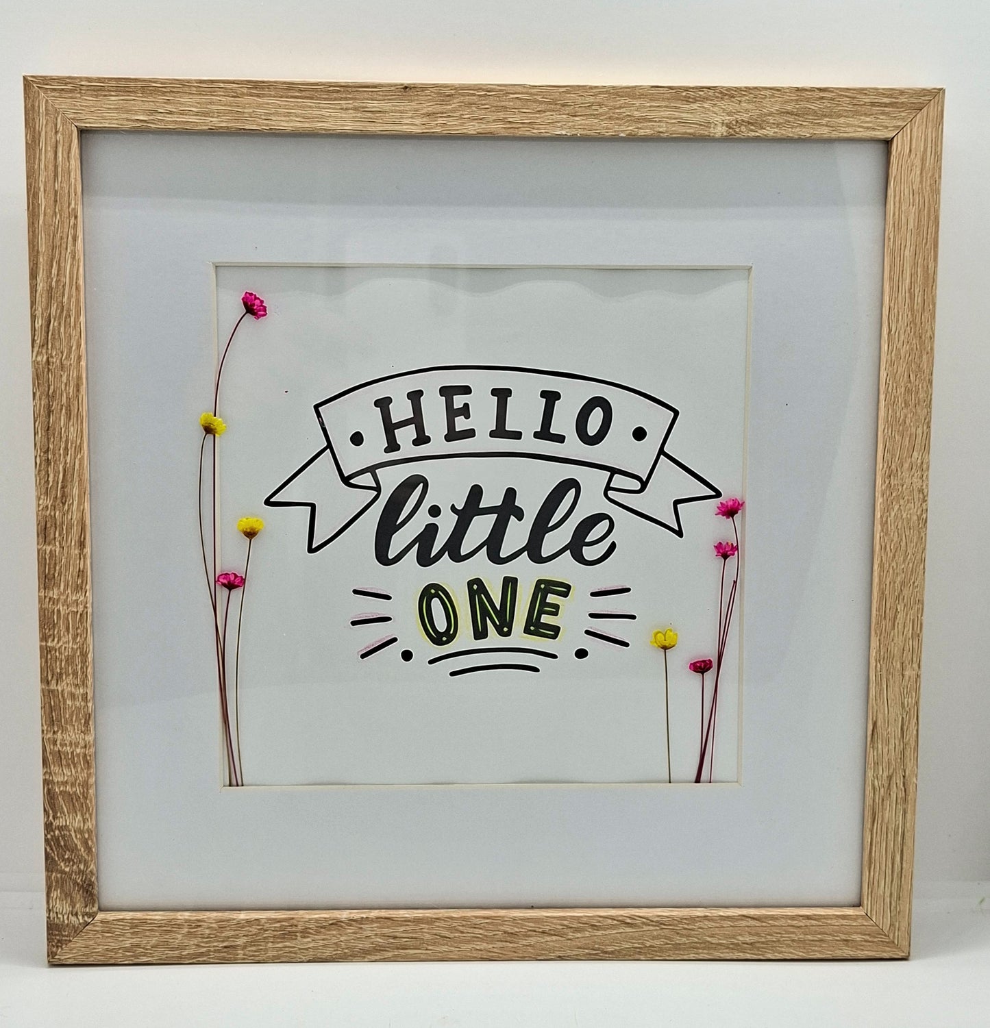 Vierkante Kader met leuke print (Large)