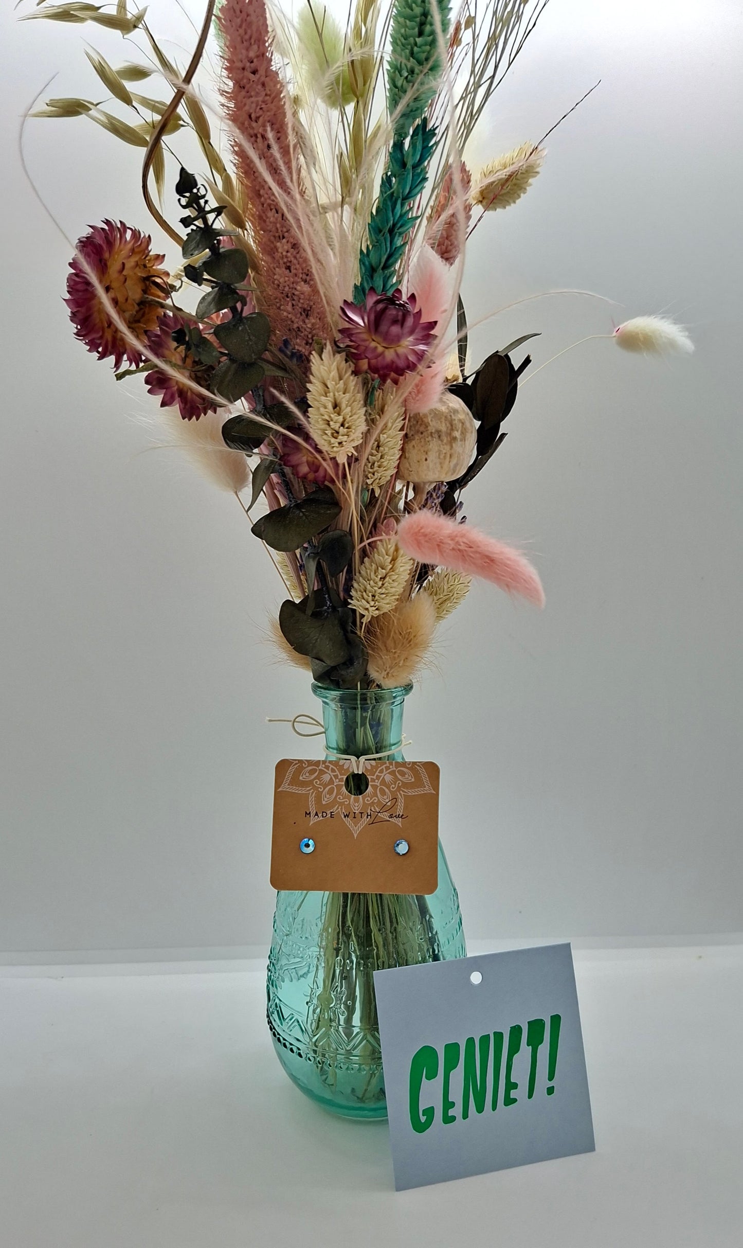 Cadeaupakket : Vaasje + Oorbellen