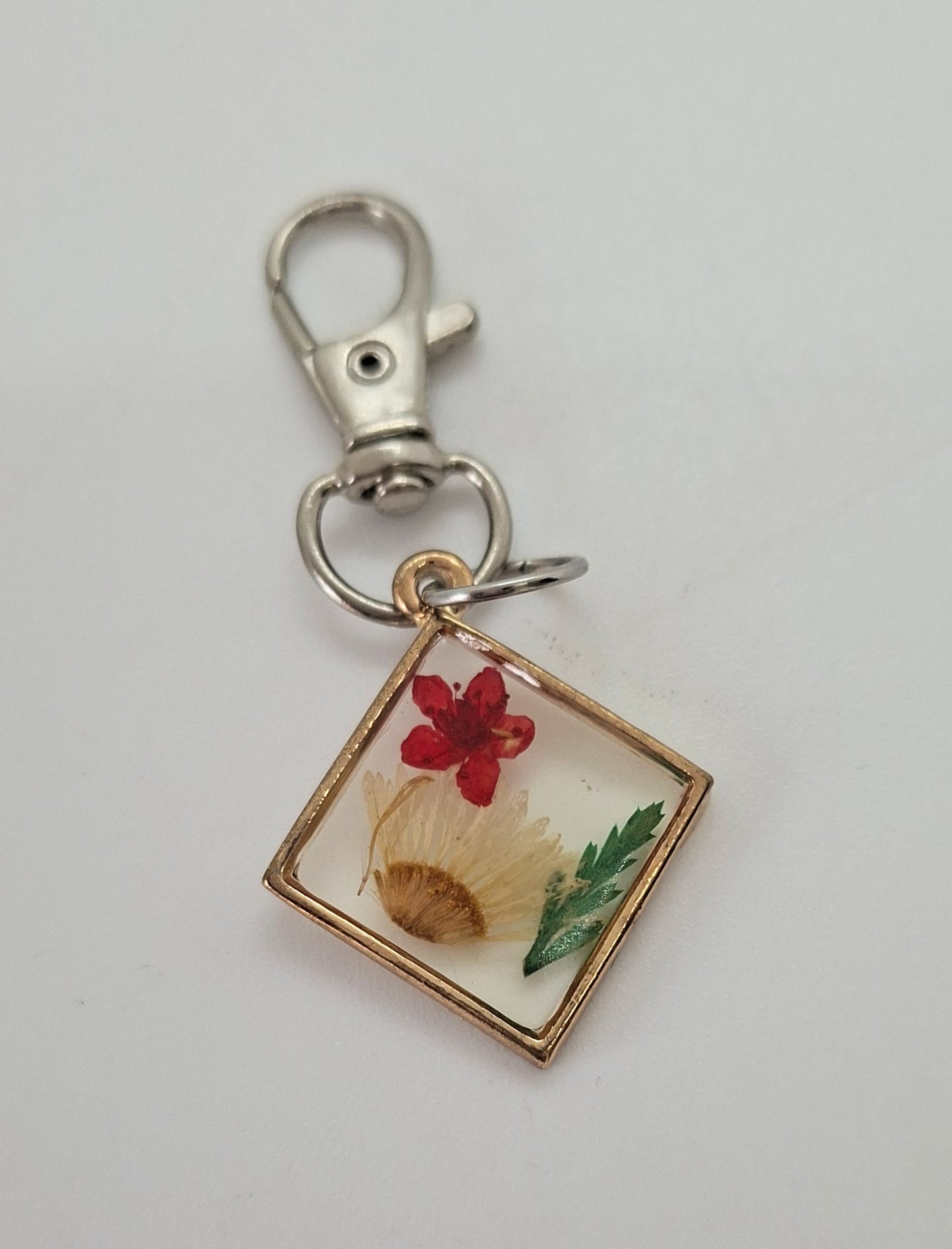 Sleutelhanger droogbloemetjes