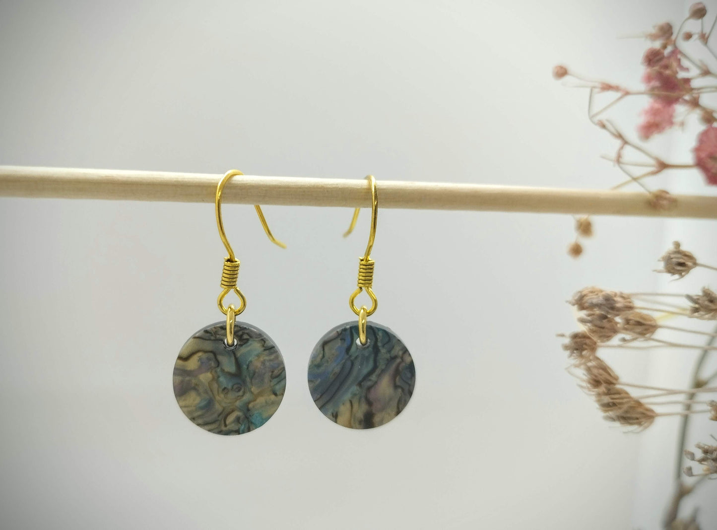 Oorbellenset Resin hangertjes haakjes Mixed color (Goud- Nikkelvrij)