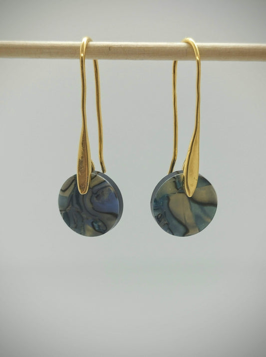 Oorbellenset Resin hangertjes haakjes Mixed color (Goud- Nikkelvrij)