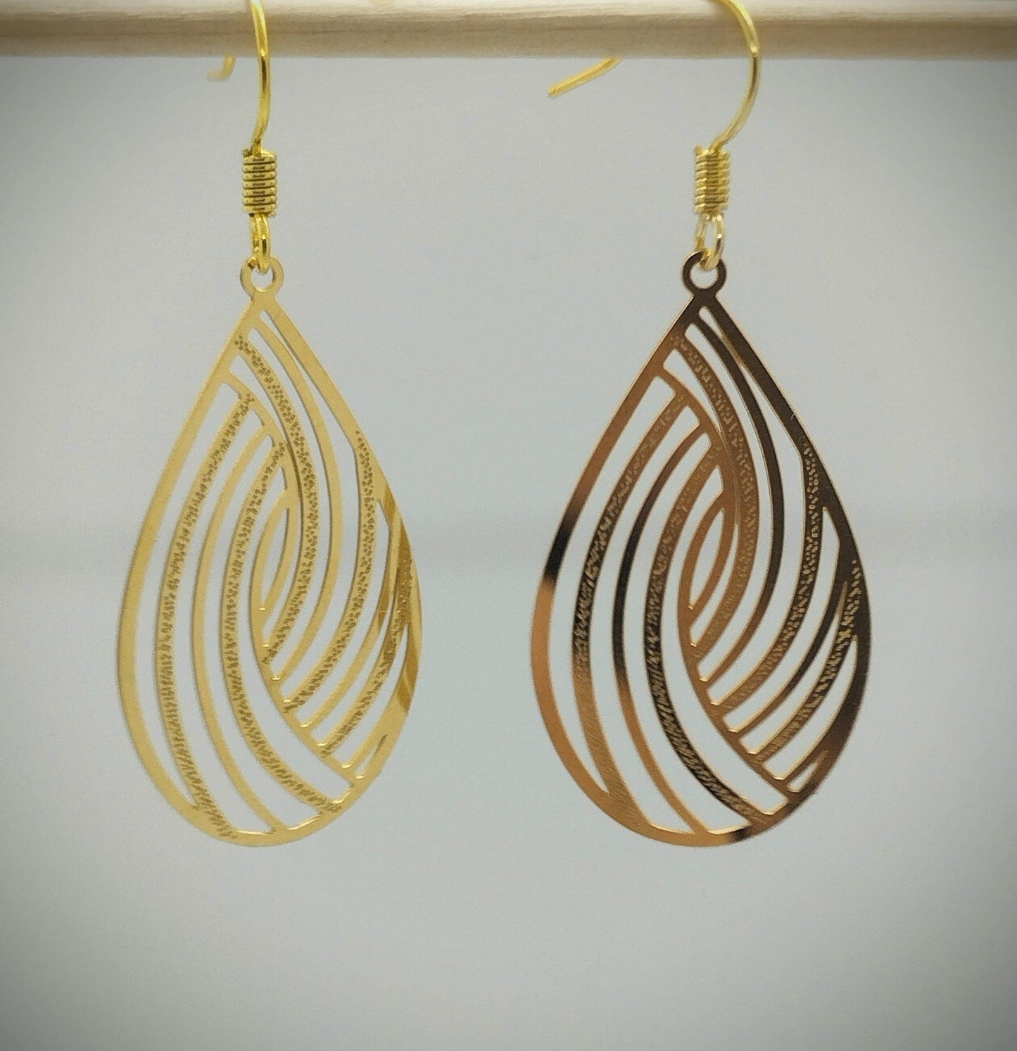 Oorbellenset hanger  (Goud /RVS)