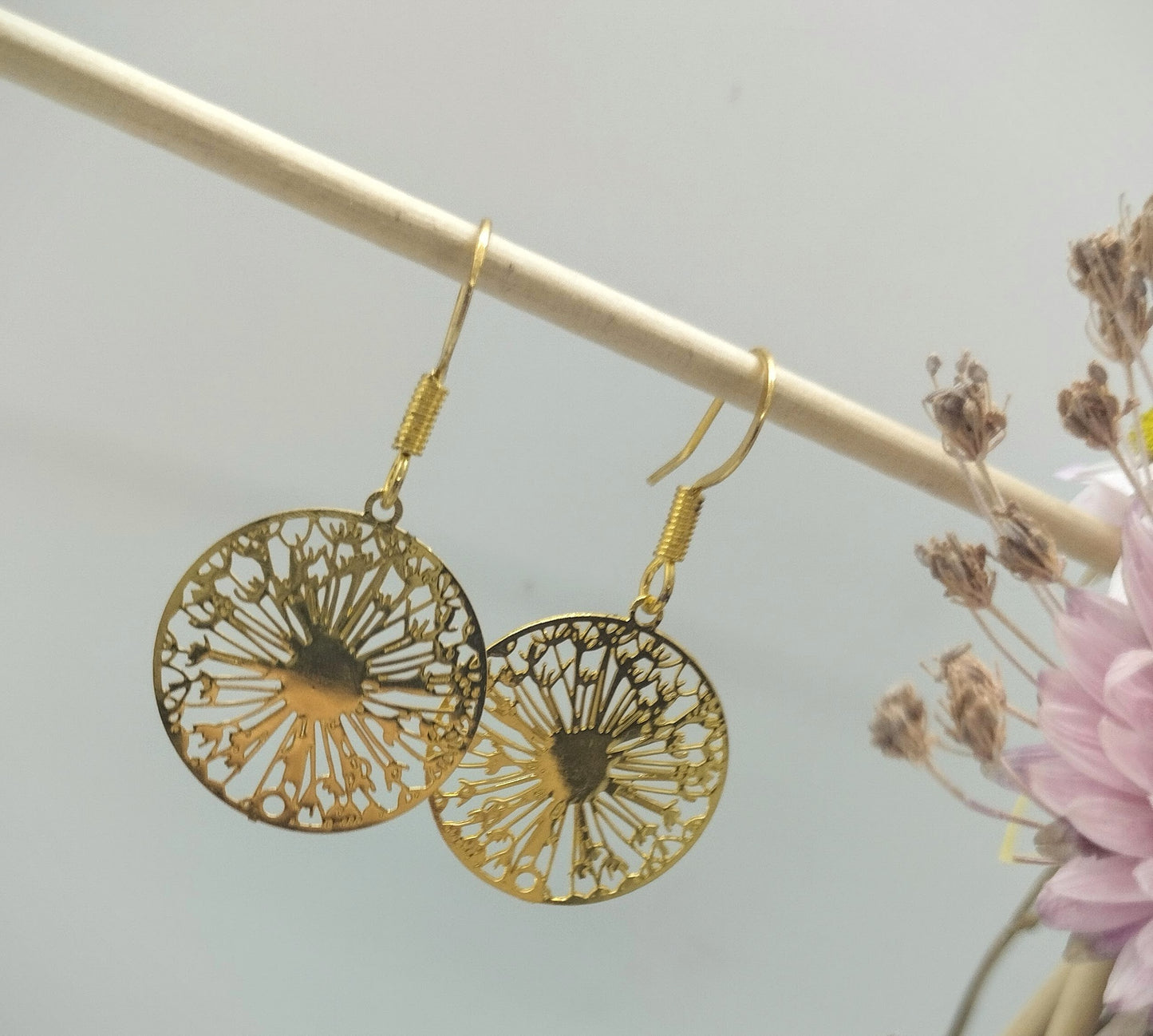Oorbellenset -Wishflowers - goud (nikkelvrij)