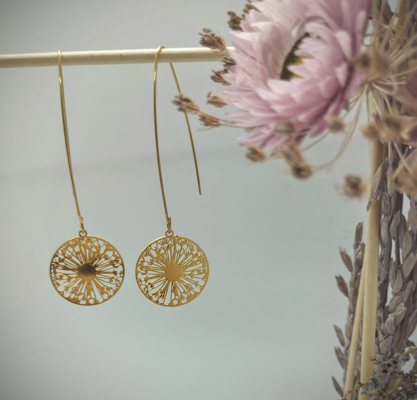 Oorbellenset - Wishflowers - goud (nikkelvrij)