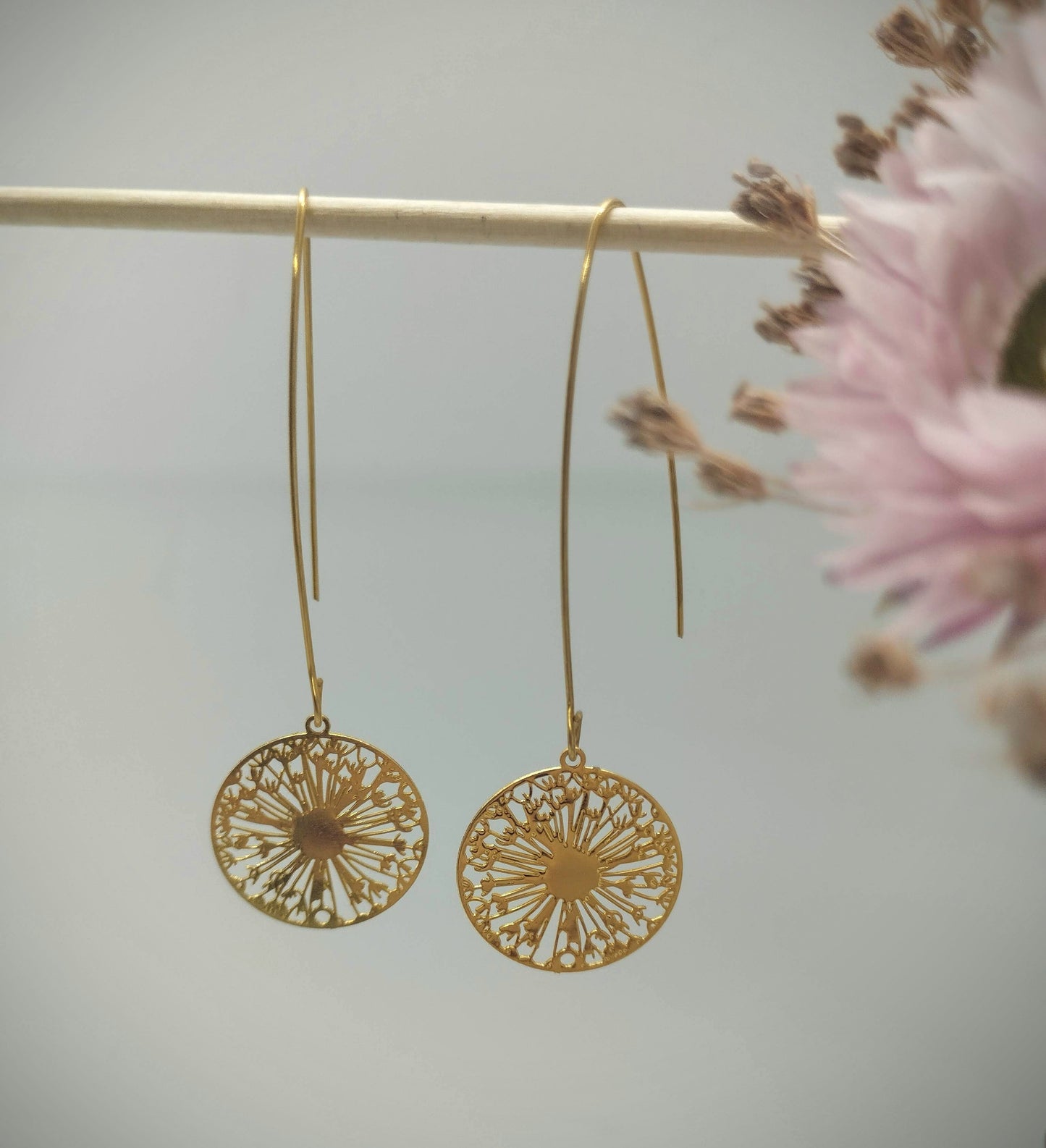 Oorbellenset - Wishflowers - goud (nikkelvrij)