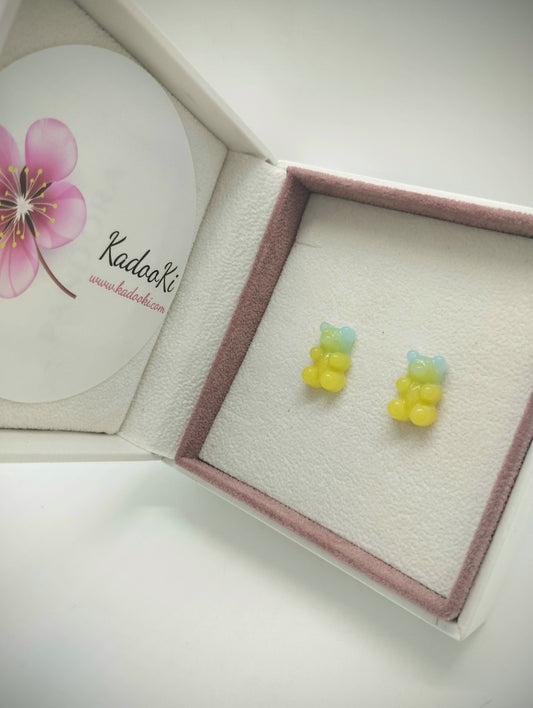 Oorbellenset Kleurrijke Gummie Beertjes