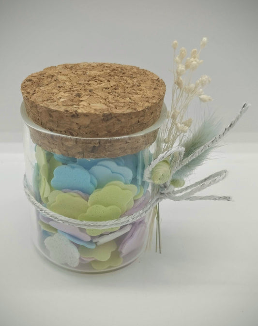 Zeepconfetti met droogbloemen
